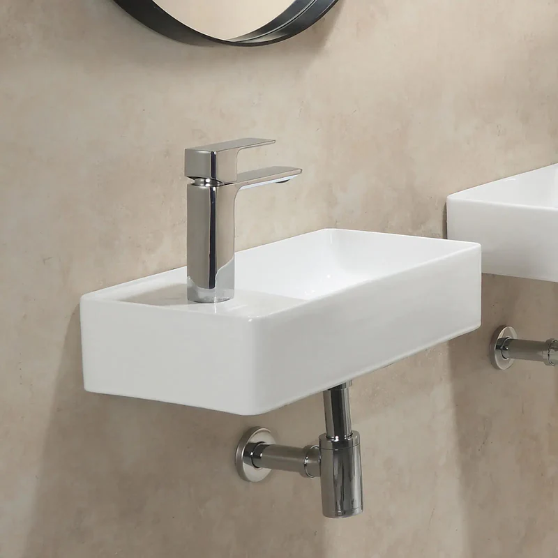 HOROW Rectangular Bathroom Sink Model HWTP S4625WL